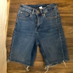 H&M Divided High Waisted Bermuda Shorts!